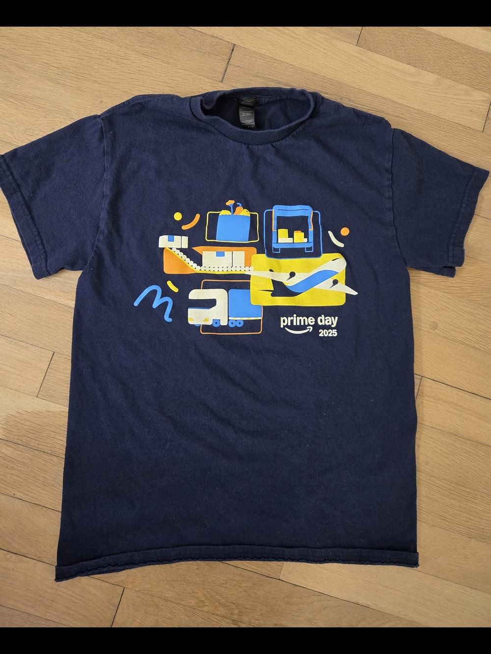 Prime Day 2025 Navy Graphic T‑Shirt